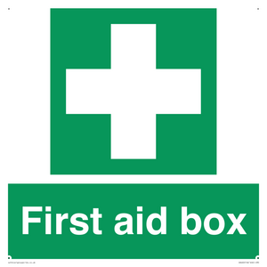 first aid box